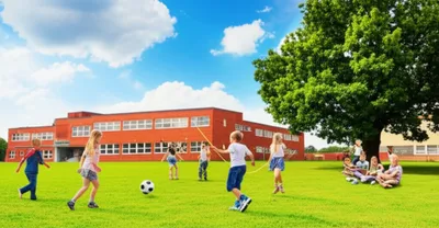 Hình ảnh minh họa schoolyard - Ảnh 1