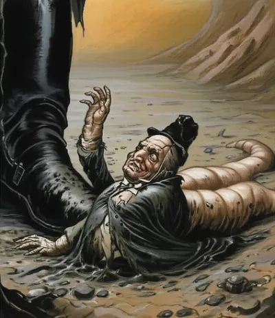 Illustration earthworm - Image 1