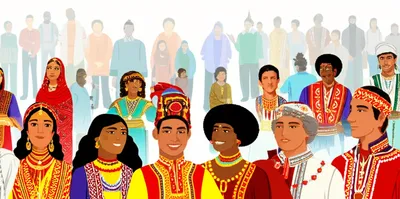 Illustration ethnic - Image 1