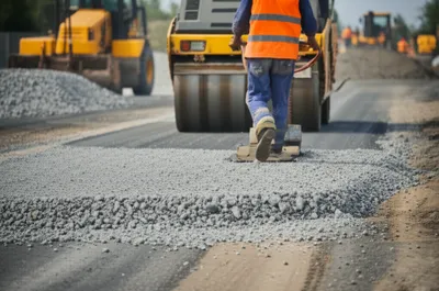 Illustration macadamised