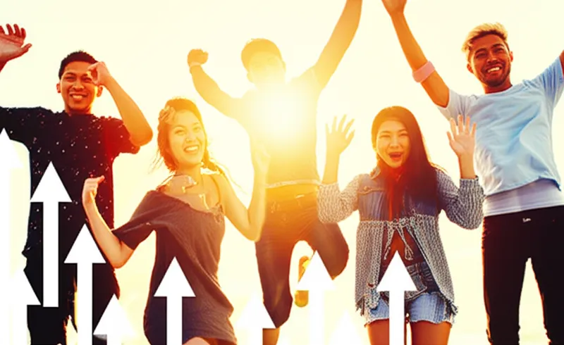 Visuelle Darstellung für das Wort „enthusiastic" - Begeistert, enthusiastisch