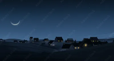 Illustration nighttime