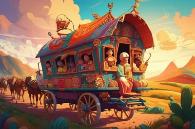 Illustration gypsy - Image 1