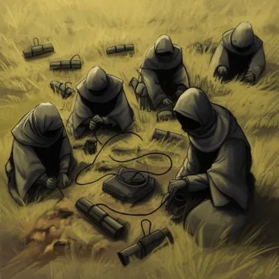 Illustration monks - Image 1