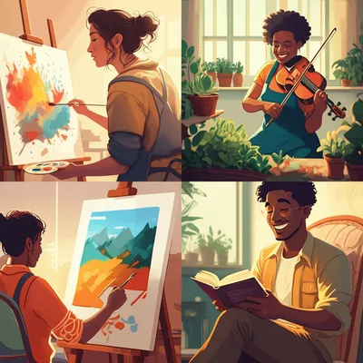 Illustration hobbies - Image 1