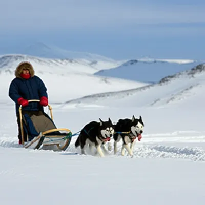 Illustration dogsled - Image 1