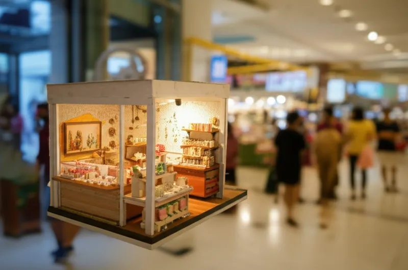 Illustration visuelle de boutiques: Une petite boutique, une boutique - Image 1