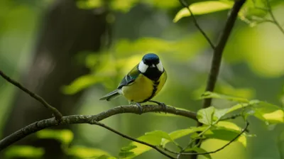 Illustration titmouse