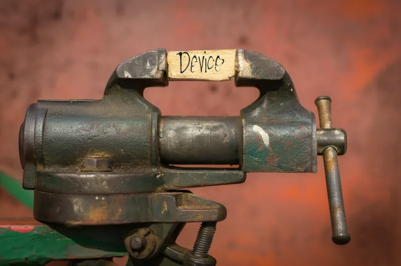 Ilustración visual de la palabra "device" - Dispositivo, aparato