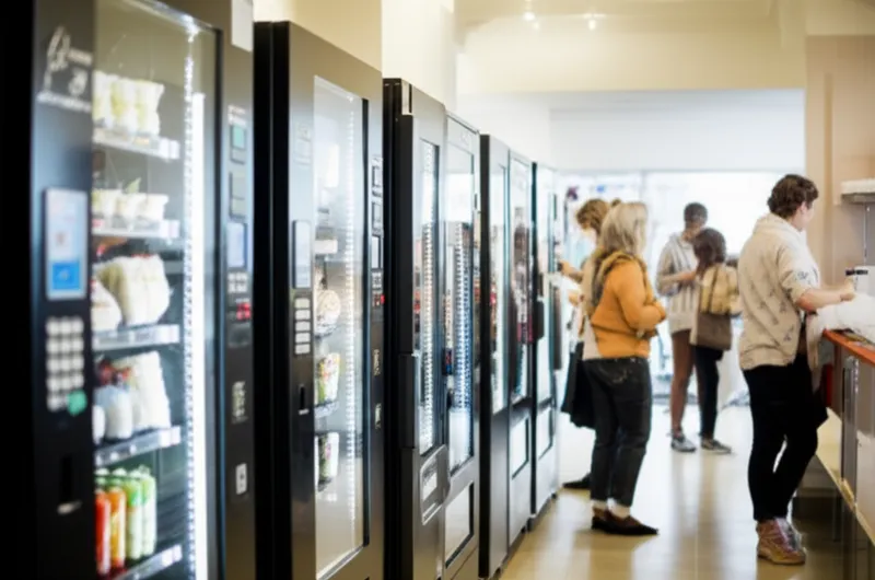 Visuelle Illustration von automat: Automat, Selbstbedienungsrestaurant - Bild 1