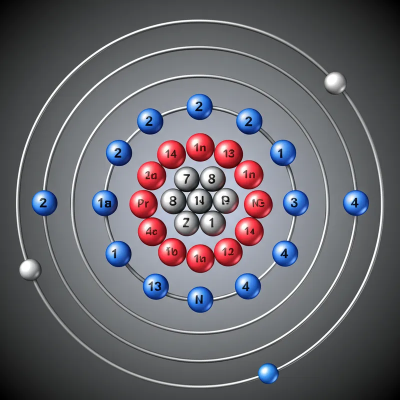 Ilustración visual de la palabra "silicon" - Silicio