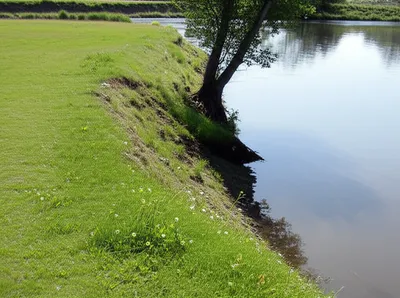 Illustration riverbank