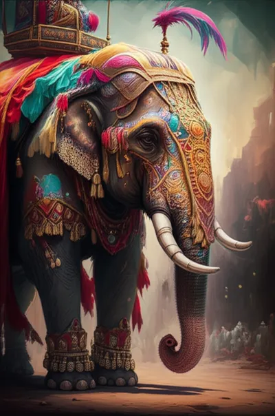 Illustration caparisoned