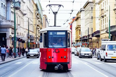 Illustration streetcar