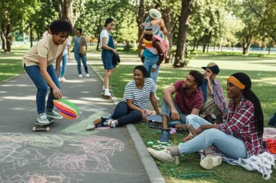 Illustration youths - Image 1