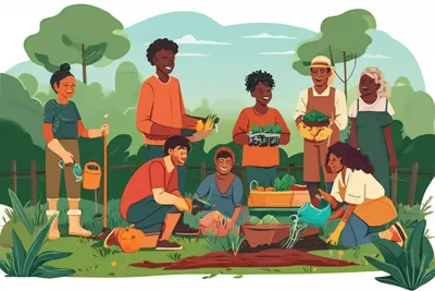 Illustration neighbours - Image 1