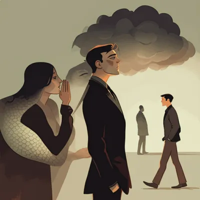 Illustration backbite - Image 1