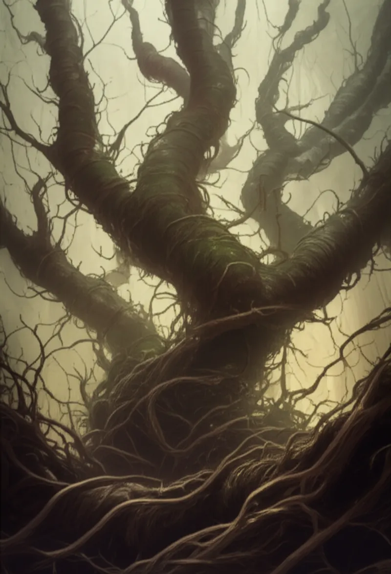 Visuelle Illustration von wilder: Verknotet, unauflösbar - Bild 1