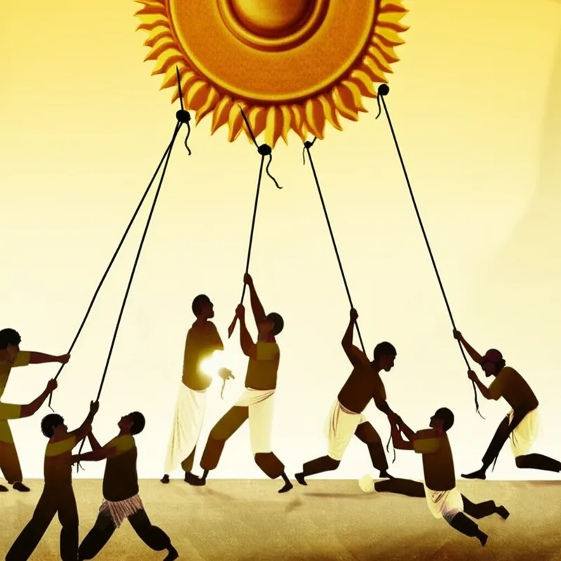 Illustration visuelle du mot « raising » - Soulever, lever