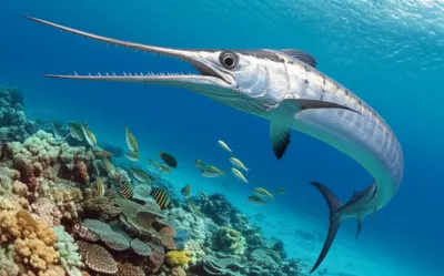 Illustration houndfish - Image 1