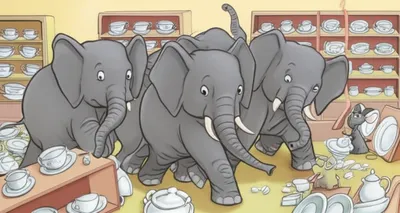 Illustration pachyderms - Image 1