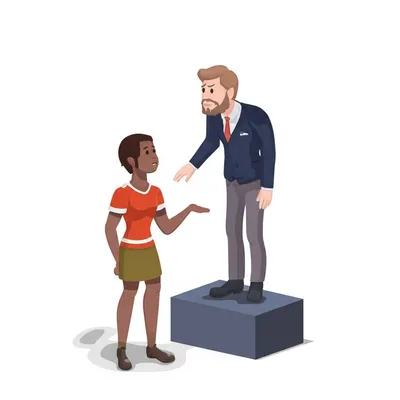 Illustration condescending - Image 1