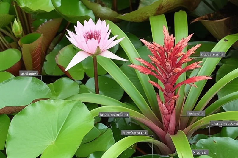 Illustration visuelle de lotus: Un certain nombre d'autres plantes portant le lotus dans leurs noms scientifiques ou communs (voir Termes dérivés ci-dessous). - Image 1