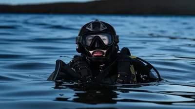 Illustration frogman - Image 1