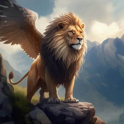 Illustration griffin