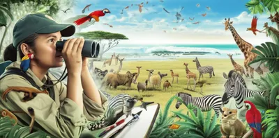 Illustration zoologists