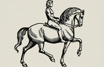 Illustration horse - Image 1