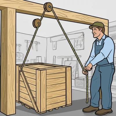 Illustration pulley - Image 1