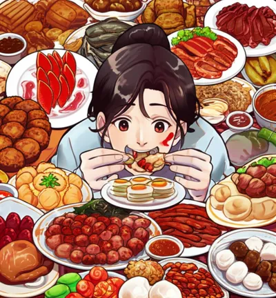 Illustration gormandizing - Image 1