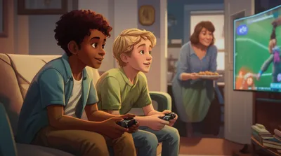 Illustration stepbrother