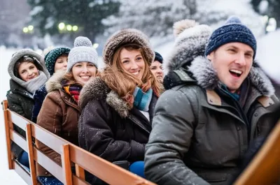 Illustration sleighed