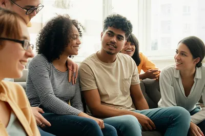 Illustration sociable - Image 1