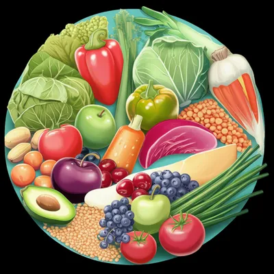 Illustration vegetarian - Image 1