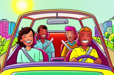 Illustration carpools - Image 1