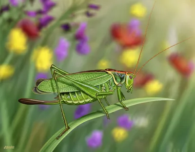 Illustration crickets