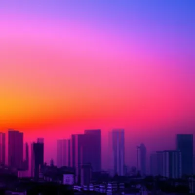 Illustration sunsetting