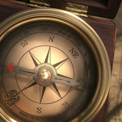 Illustration compass card - Image 1