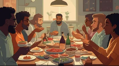 Illustration discussing - Image 1