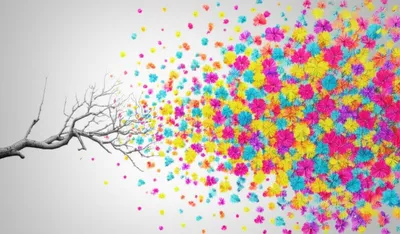 Визуальная иллюстрация слова «flowering» - Цвести, расцветать