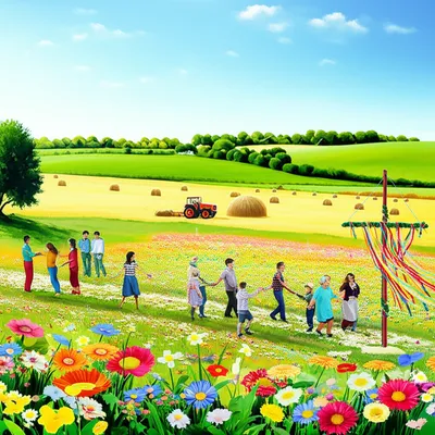 Illustration midsummer - Image 1