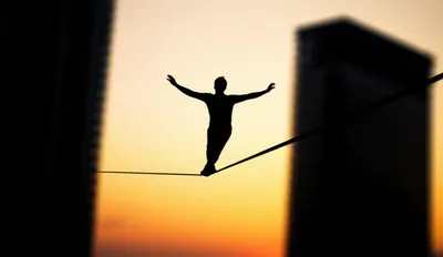 Illustration tightrope