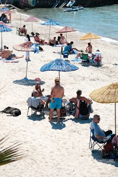 Illustration beachgoers - Image 2