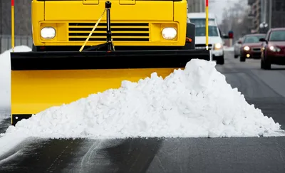 Illustration snowplowed