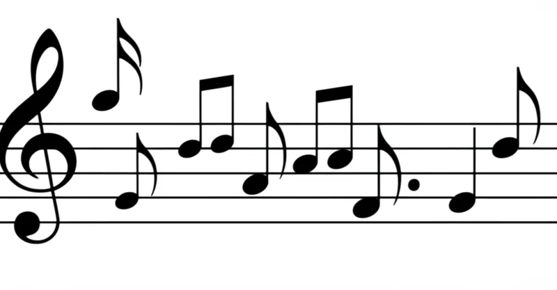 "{melody}" 단어의 시각적 그림 - 선율, 멜로디