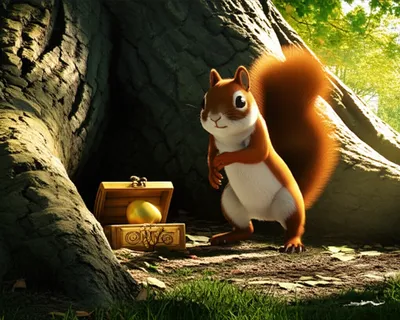 Illustration squirrels - Image 1