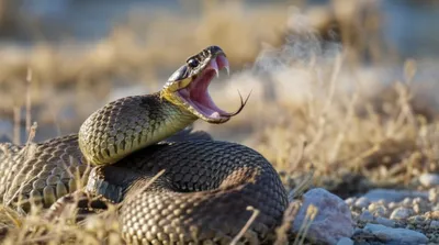 Illustration hissing